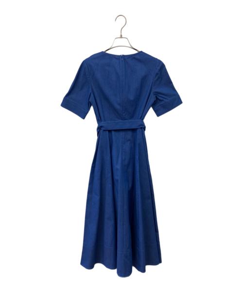 ANAYI（アナイ）ANAYI (アナイ) シルクデニムベルト付きワンピース インディゴ サイズ:36の古着・服飾アイテム