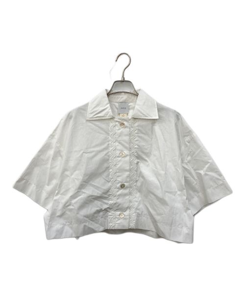 patou（パトゥ）patou (パトゥ) SHORT SLEEVES BRAID SHIRT ホワイト サイズ:SIZE36の古着・服飾アイテム