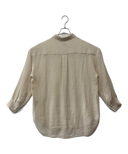 journal standard L'essage（ジャーナルスタンダード レサージュ）journal standard L'essage (ジャーナルスタンダード レサージュ) リネンパナマシャツ ベージュ サイズ:Fの古着・服飾アイテム