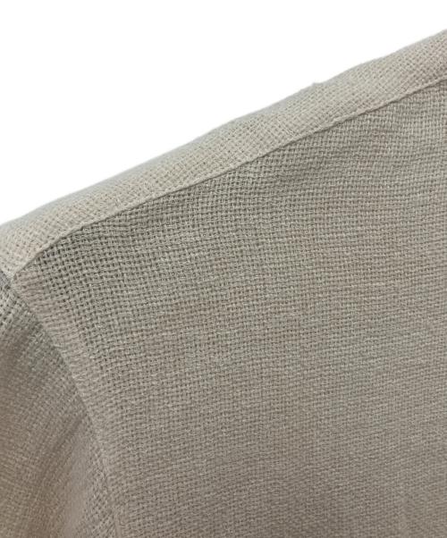 journal standard L'essage（ジャーナルスタンダード レサージュ）journal standard L'essage (ジャーナルスタンダード レサージュ) リネンパナマシャツ ベージュ サイズ:Fの古着・服飾アイテム