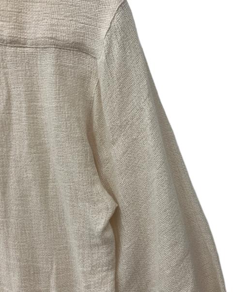 journal standard L'essage（ジャーナルスタンダード レサージュ）journal standard L'essage (ジャーナルスタンダード レサージュ) リネンパナマシャツ ベージュ サイズ:Fの古着・服飾アイテム