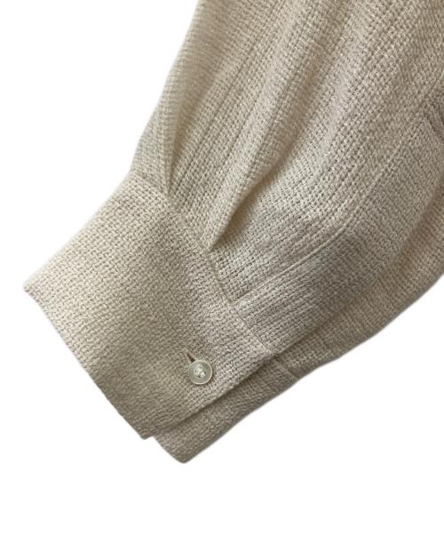 journal standard L'essage（ジャーナルスタンダード レサージュ）journal standard L'essage (ジャーナルスタンダード レサージュ) リネンパナマシャツ ベージュ サイズ:Fの古着・服飾アイテム