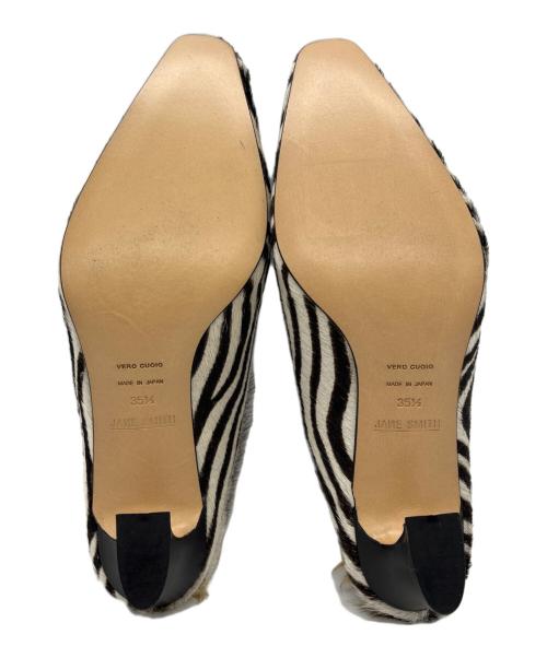 JANE SMITH（ジェーンスミス）JANE SMITH (ジェーンスミス) MULE ZEBRA ブラック サイズ:35 1/2の古着・服飾アイテム