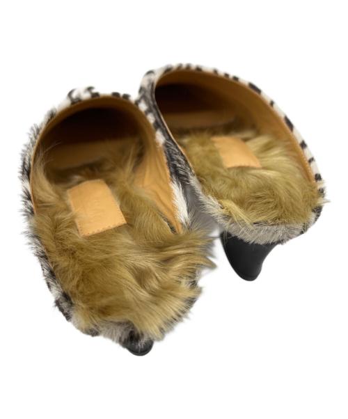 JANE SMITH（ジェーンスミス）JANE SMITH (ジェーンスミス) MULE ZEBRA ブラック サイズ:35 1/2の古着・服飾アイテム