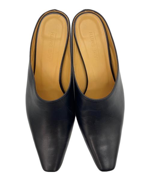 JANE SMITH（ジェーンスミス）JANE SMITH (ジェーンスミス) スムースミュール ブラック サイズ:35¹/₂の古着・服飾アイテム
