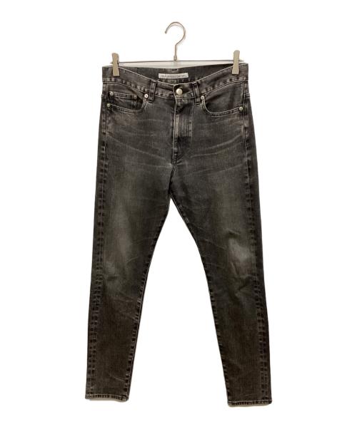 JOHN LAWRENCE SULLIVAN（ジョン ローレンス サリバン）JOHN LAWRENCE SULLIVAN (ジョン ローレンス サリバン) WASHED DENIM TAPERED PANTS/ウォッシュドデニムテーパードパンツ グレー サイズ:36の古着・服飾アイテム