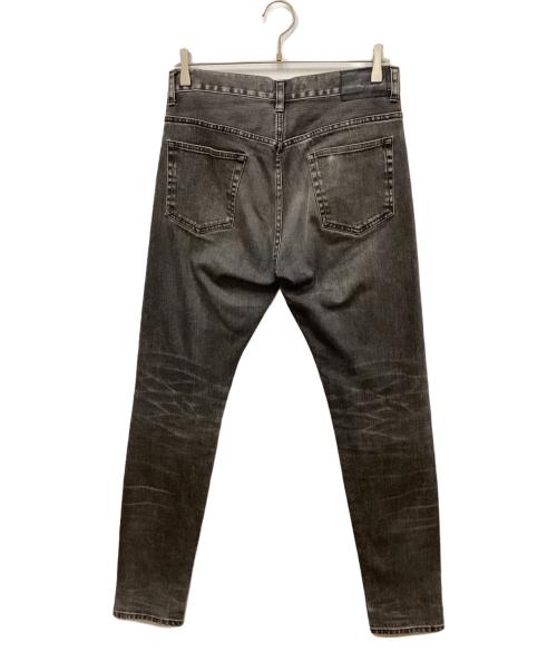 JOHN LAWRENCE SULLIVAN（ジョン ローレンス サリバン）JOHN LAWRENCE SULLIVAN (ジョン ローレンス サリバン) WASHED DENIM TAPERED PANTS/ウォッシュドデニムテーパードパンツ グレー サイズ:36の古着・服飾アイテム