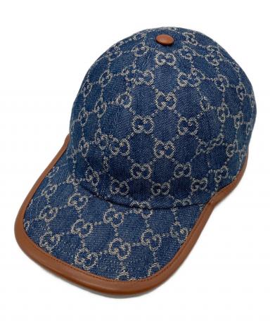 中古・古着通販】GUCCI (グッチ) デニムベースボールキャップ