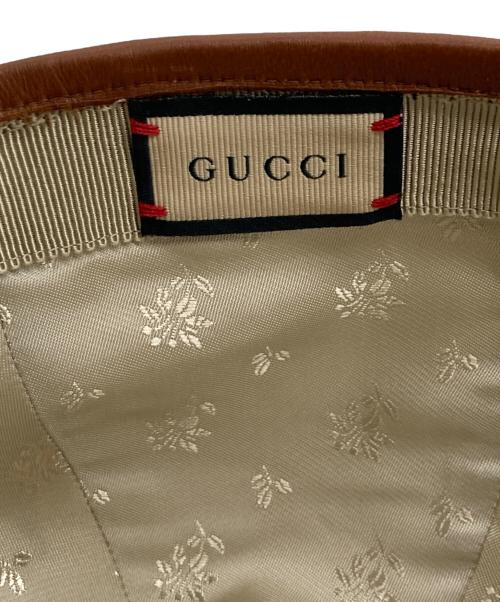 GUCCI（グッチ）GUCCI (グッチ) デニムベースボールキャップ インディゴの古着・服飾アイテム