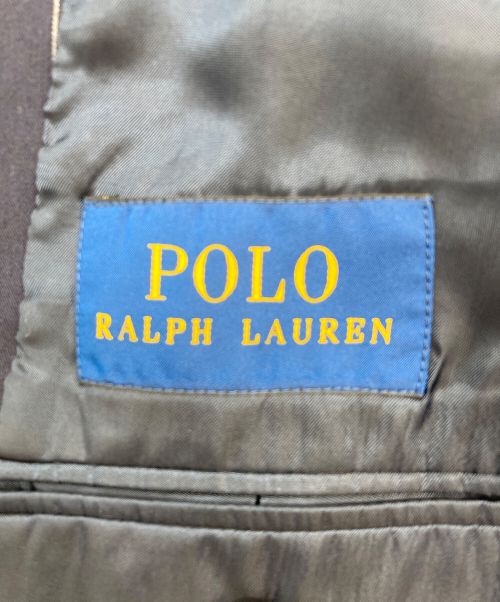 POLO RALPH LAUREN（ポロ・ラルフローレン）POLO RALPH LAUREN (ポロ・ラルフローレン) Polo クラシック ストライプド ツイル スーツ ジャケット ネイビー サイズ:42の古着・服飾アイテム