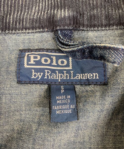 POLO RALPH LAUREN（ポロ・ラルフローレン）POLO RALPH LAUREN (ポロ・ラルフローレン) ファイヤーマンデニムジャケット インディゴ サイズ:170/92Aの古着・服飾アイテム