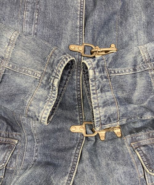 POLO RALPH LAUREN（ポロ・ラルフローレン）POLO RALPH LAUREN (ポロ・ラルフローレン) ファイヤーマンデニムジャケット インディゴ サイズ:170/92Aの古着・服飾アイテム