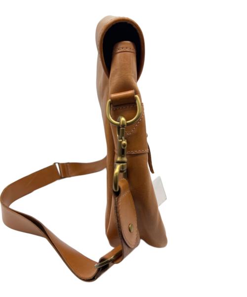 POLO RALPH LAUREN（ポロ・ラルフローレン）POLO RALPH LAUREN (ポロ・ラルフローレン) ヘリテージ レザー メッセンジャー バッグ ブラウンの古着・服飾アイテム