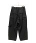 BALENCIAGA (バレンシアガ) ドローストリングス ワイドカーゴパンツ ブラック サイズ:44：90000円