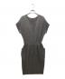 SPECCHIO（スペッチオ）の古着「ノースリーブプリーツワンピース」｜グレー