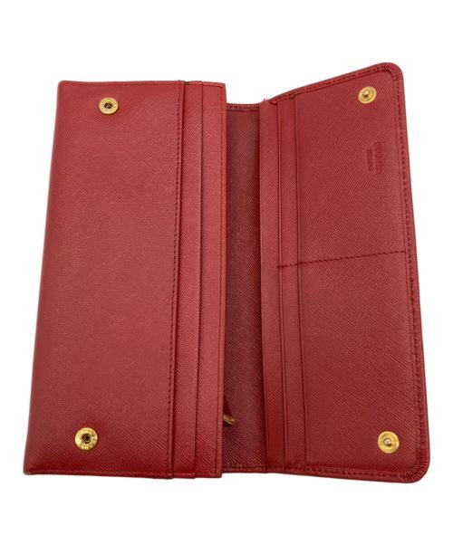 PRADA（プラダ）PRADA (プラダ) 長財布 レッドの古着・服飾アイテム