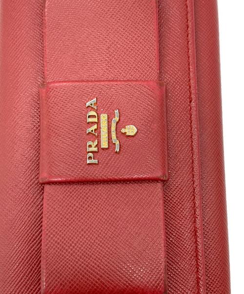 PRADA（プラダ）PRADA (プラダ) 長財布 レッドの古着・服飾アイテム