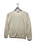 COSTANZAコスタンザ）の古着「ウールクルーネックニット」｜アイボリー