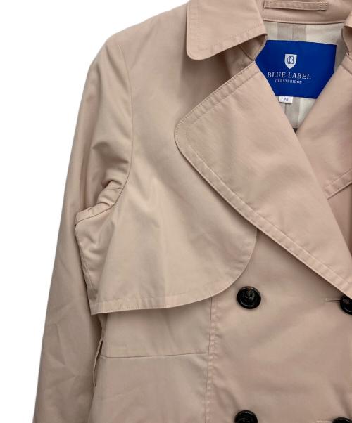BLUE LABEL CRESTBRIDGE（ブルーレーベルクレストブリッジ）BLUE LABEL CRESTBRIDGE (ブルーレーベルクレストブリッジ) トレンチコート ベージュ サイズ:38の古着・服飾アイテム
