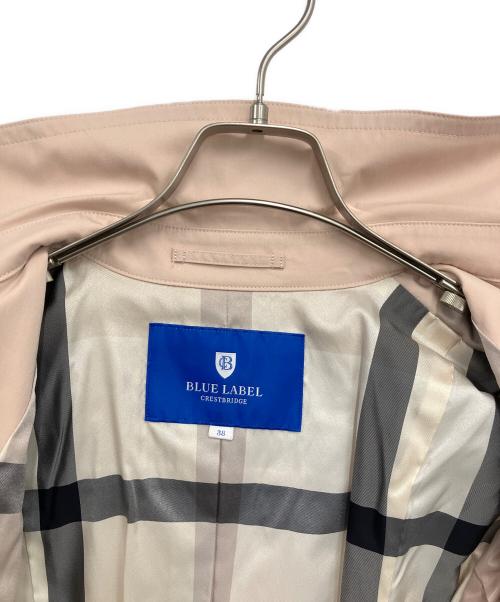 BLUE LABEL CRESTBRIDGE（ブルーレーベルクレストブリッジ）BLUE LABEL CRESTBRIDGE (ブルーレーベルクレストブリッジ) トレンチコート ベージュ サイズ:38の古着・服飾アイテム