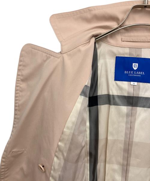 BLUE LABEL CRESTBRIDGE（ブルーレーベルクレストブリッジ）BLUE LABEL CRESTBRIDGE (ブルーレーベルクレストブリッジ) トレンチコート ベージュ サイズ:38の古着・服飾アイテム