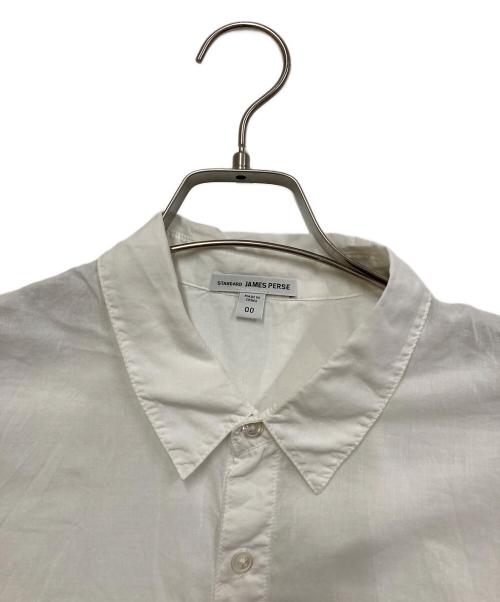 JAMES PERSE（ジェームスパース）JAMES PERSE (ジェームスパース) コットン スタンダードシャツ ホワイト サイズ:SIZE 00の古着・服飾アイテム