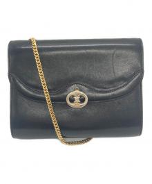 CELINE（セリーヌ）の古着「チェーンショルダーバッグ」｜ブラック
