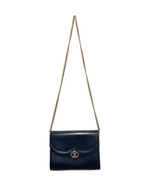 CELINE（セリーヌ）CELINE (セリーヌ) チェーンショルダーバッグ ブラックの古着・服飾アイテム