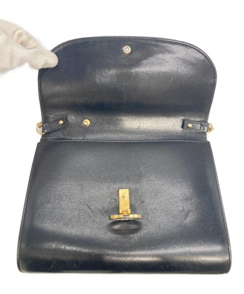 CELINE（セリーヌ）CELINE (セリーヌ) チェーンショルダーバッグ ブラックの古着・服飾アイテム