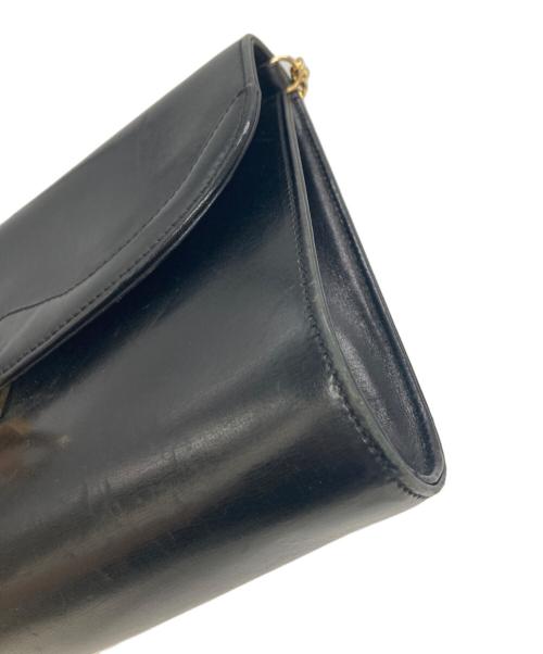 CELINE（セリーヌ）CELINE (セリーヌ) チェーンショルダーバッグ ブラックの古着・服飾アイテム