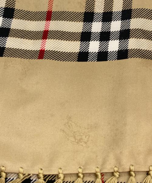 Burberry's（バーバリー）Burberry's (バーバリーズ) シルクストール ベージュの古着・服飾アイテム