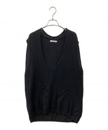 Plage（プラージュ）の古着「Italian Yarn ベスト」｜ブラック