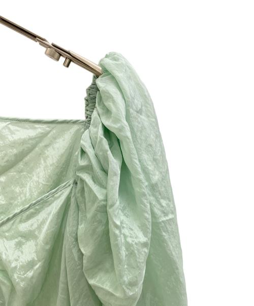 REJINA PYO（レジーナ ピョウ）REJINA PYO (レジーナ ピョウ) アシンメトリーブラウス 黄緑 サイズ:8の古着・服飾アイテム