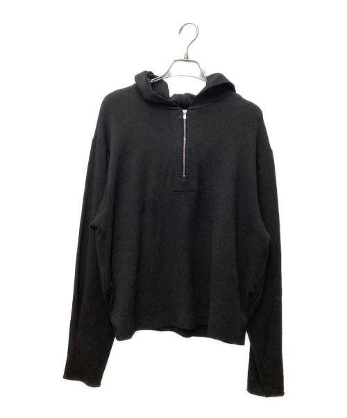 theory（セオリー）theory (セオリー) ダブルニットプルオーバーパーカー グレー サイズ:Mの古着・服飾アイテム