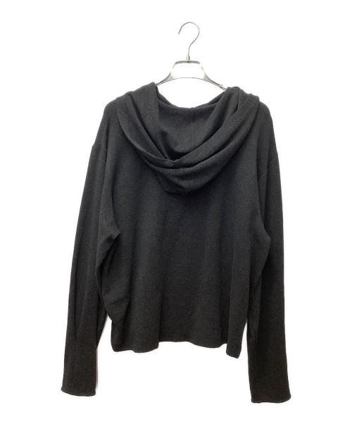 theory（セオリー）theory (セオリー) ダブルニットプルオーバーパーカー グレー サイズ:Mの古着・服飾アイテム