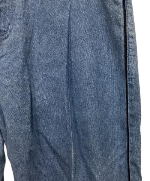 SUPERTHANKS（スーパーサンクス）SUPERTHANKS (スーパーサンクス) WIDE DENIM PT/ワイドデニムパンツ ブルー サイズ:S 未使用品の古着・服飾アイテム