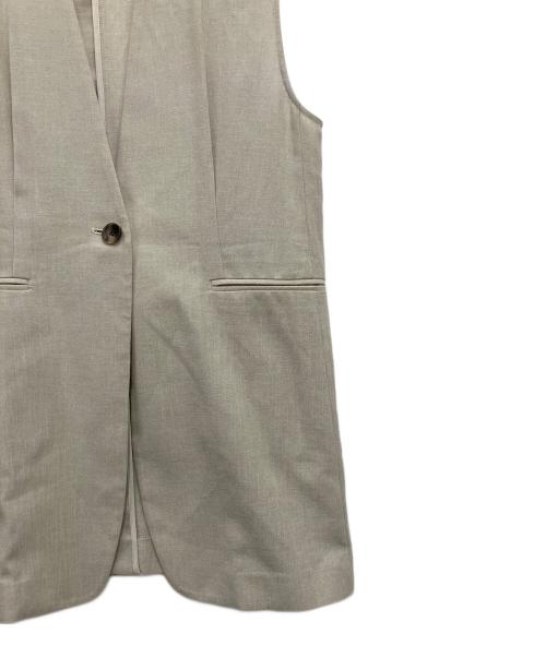 INDIVI（インディヴィ）INDIVI (インディヴィ) コットンジレ ベージュ サイズ:36の古着・服飾アイテム