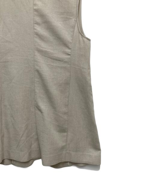INDIVI（インディヴィ）INDIVI (インディヴィ) コットンジレ ベージュ サイズ:36の古着・服飾アイテム