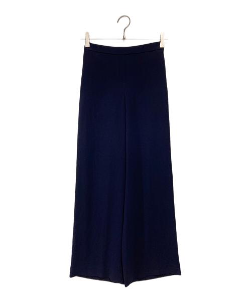 theory（セオリー）theory (セオリー) パウダークレープワイドパンツ ネイビー サイズ:XSの古着・服飾アイテム