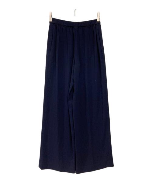 theory（セオリー）theory (セオリー) パウダークレープワイドパンツ ネイビー サイズ:XSの古着・服飾アイテム