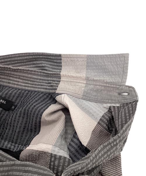 BLACK LABEL CRESTBRIDGE（ブラックレーベル クレストブリッジ）BLACK LABEL CRESTBRIDGE (ブラックレーベル クレストブリッジ) シアサッカーシャツ グレー サイズ:Ｍの古着・服飾アイテム