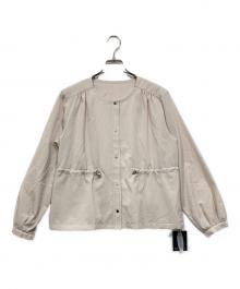 ReFLEcT（リフレクト）の古着「ノーカラーエアリーブルゾン」｜ベージュ