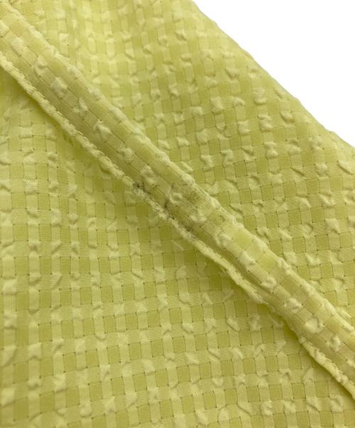 MACKINTOSH PHILOSOPHY（マッキントッシュ フィロソフィー）MACKINTOSH PHILOSOPHY (マッキントッシュ フィロソフィー) メッシュサッカーブラウス イエロー サイズ:36の古着・服飾アイテム