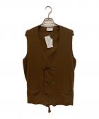 Settefili Cashmereセッテフィーリ カシミア）の古着「ベスト」｜ダークブラウン
