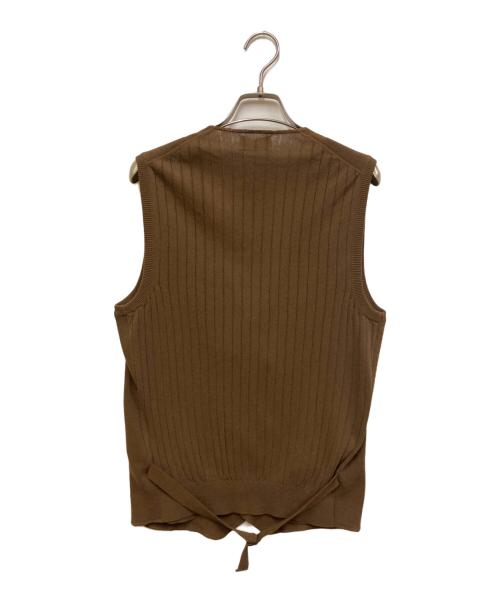 Settefili Cashmere（セッテフィーリ カシミア）Settefili Cashmere (セッテフィーリ カシミア) ベスト ダークブラウン サイズ:50 未使用品の古着・服飾アイテム