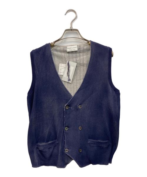 Settefili Cashmere（セッテフィーリ カシミア）Settefili Cashmere (セッテフィーリ カシミア) ベスト ネイビー サイズ:48 未使用品の古着・服飾アイテム