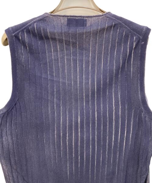 Settefili Cashmere（セッテフィーリ カシミア）Settefili Cashmere (セッテフィーリ カシミア) ベスト ネイビー サイズ:48 未使用品の古着・服飾アイテム