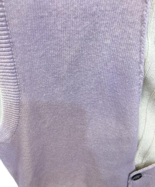 Settefili Cashmere（セッテフィーリ カシミア）Settefili Cashmere (セッテフィーリ カシミア) ベスト ラベンダー サイズ:50 未使用品の古着・服飾アイテム