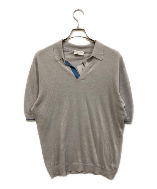 Settefili Cashmere（セッテフィーリ カシミア）Settefili Cashmere (セッテフィーリ カシミア) ポロシャツ グレー サイズ:SIZE 52の古着・服飾アイテム