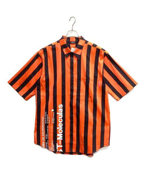MARCELO BURLON（マルセロバーロン）MARCELO BURLON (マルセロバーロン) 半袖シャツ オレンジ サイズ:L 未使用品の古着・服飾アイテム